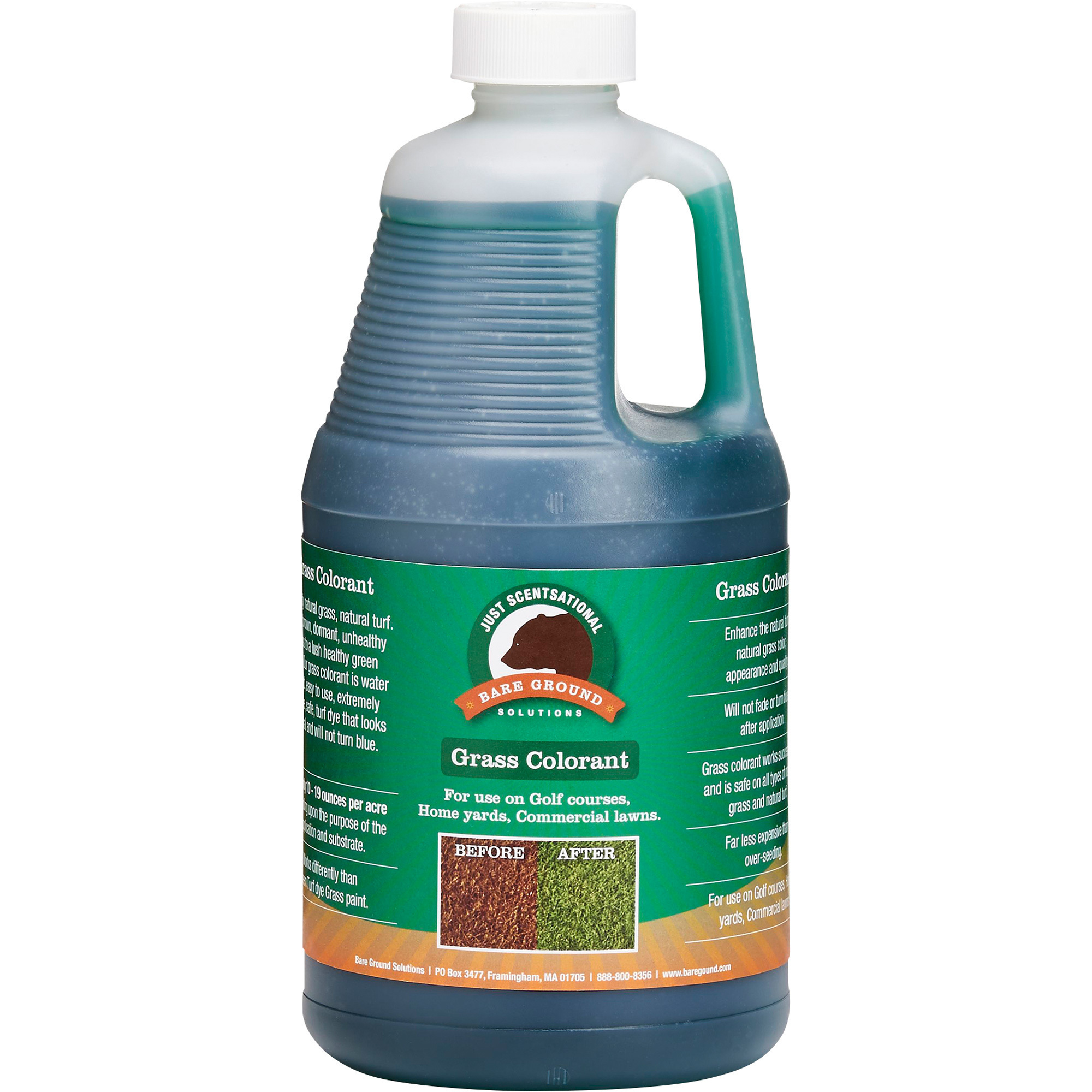 Bare Ground Green Grass Colorant, 1/2 Gallon Bottle, Model# GUGC-C64